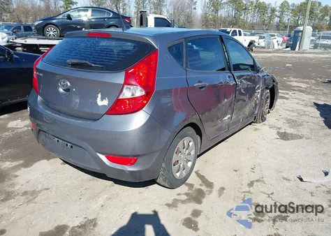 2015 Hyundai Accent Gs z USA, uszkodzony, nr VIN KMHCT5AE6FU222938